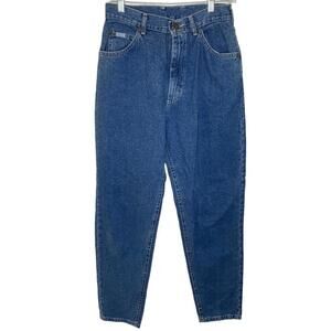 Vintage Lee Jeans Women's Size 10 Dark Wash Straight Tapered Leg